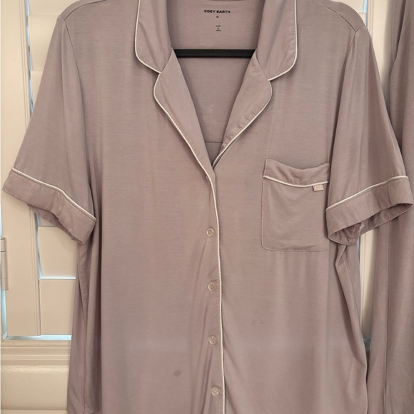 Cozy Earth Women's Bamboo Viscose Stretch Pajama Set - Picture 3 of 11